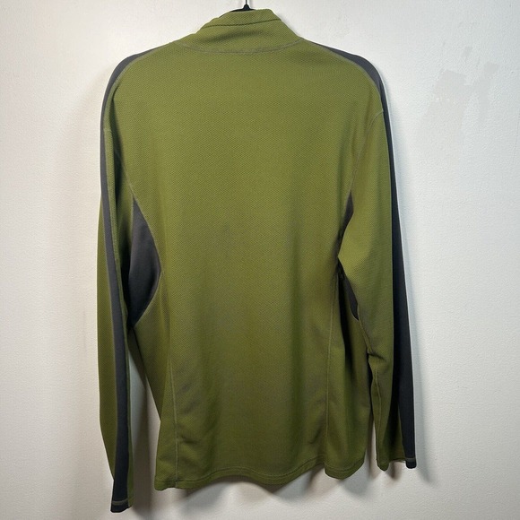 Nike ACG Men's Olive Green and Gray Quarter-Zip Shirt - Picture 5 of 8